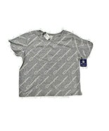 Champion Shirt  Women&#39;s Size XL Heritage Outline Printed T Grey Cuffed  - £14.48 GBP