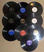 Random Lot of 15 JAZZ, Big Band Swing 78 RPM Records Various Artists - £44.30 GBP
