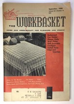 Workbasket Magazine September 1958 Knit, Crochet, Tatting, Needlework Crafts Ads - £3.93 GBP