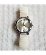 AVON Counting Critters Second Hand Silicone Watch White w/Yellow Flower ... - £7.93 GBP
