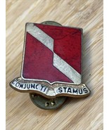 Vintage US Army 27th Field Artillery Lapel Pin Pinback Military Militari... - $19.80