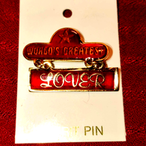 World&#39;s greatest lover pinback - $282.69 MXN