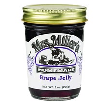 Mrs. Millers Grape Jelly 8 oz. (2 Jars) - £10.37 GBP