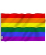 Anley Fly Breeze 3x5 Foot Rainbow Flag 6 Stripes - Gay Pride LGBT Pride ... - £4.63 GBP