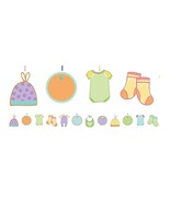 Baby Shower Autograph Garland 24 Cutouts Clothespins Ribbon Message Acti... - €4,08 EUR Baby Shower Autograph Garland 24 Cutouts Clothespins Ribbon Message Acti... - €4,08 EUR