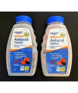 2PK Equate Ultra Strength Antacid 72 Chewable Tablets 1000mg Berry SAME-... - £8.64 GBP