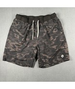 Vuori Mens XL Kore Shorts Brown Camo Lined Drawstring Pockets - $39.99