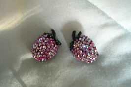Vintage Weiss Apple Earrings - $30.00