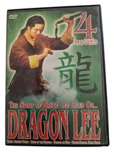 DVD The Spirit Of Bruce Lee Lives On Dragon Lee 4 Movies Champ Against C... - $180.23 MXN
