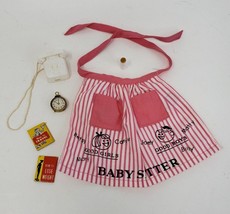 Vintage 1963 Mattel Barbie Baby Sits Babysitter # 953 Clock Books Phone Bottle - $46.55