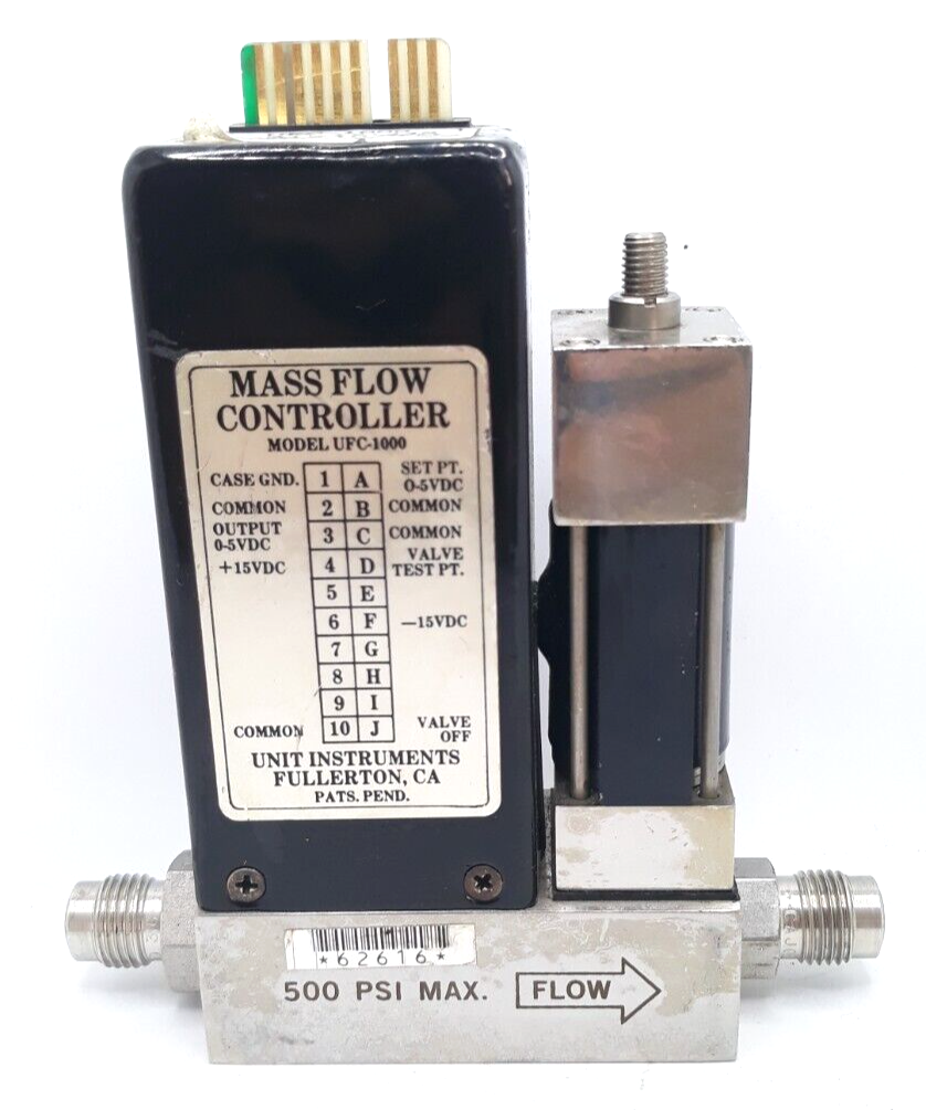 UNIT UFC-1000 MASS FLOW CONTROLLER RANGE 10 SLM GAS N2 -- - $39.99