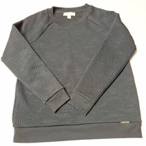 Michael Kors Womens Black Long Sleeve  Pullover  Sweater Size Medium With Logo - £10.16 GBP