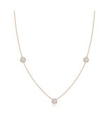 ANGARA 0.75Ct Natural Diamond Necklace for Women in 14K Solid Gold (G, VS2) - $5,078.09
