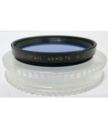 Heliopan 49mm 49x0.75 B12 Blue Filter - $26.15 CAD