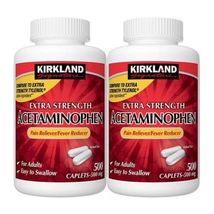 2 Pack Kirkland Signature Extra Strength Acetaminophen 500 mg - £28.14 GBP