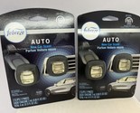 2 Packs Febreze 0.13 Oz Auto New Car Scent 2 Count Air Freshener Vent Clips - £18.97 GBP
