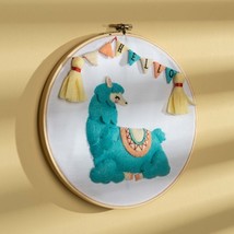 DIY Bucilla Llama Baby Shower Gift Kids Birthday Felt Wall Hanging Kit 49209E - £15.94 GBP