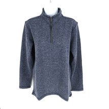 Gap Men&#39;s Half Zip Mock Neck Midnight Blue Sweater Small New With Tags $59 - $24.75