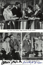 Louis Jourdan &amp; Dorothy McGuire dual signed 5.5x8.5 Photo/Page- JSA #SS51600 (Th - £71.32 GBP