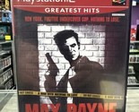 Max Payne (Sony PlayStation 2, 2001) PS2 Greatest Hits - Tested! - $9.47