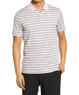 Nike Men&#39;s Dri-fit Golf Victory Striped Polo Shirt in Pink Foam / Dust/ ... - $54.83 CAD