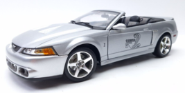 2003 Maisto 1:18 Scale Ford SVT Mustang Cobra Convertible Car Silver - £41.36 GBP