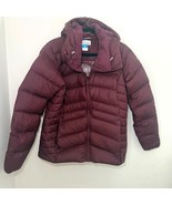 Columbia Women&#39;s Autumn Park Down Hooded Jacket L Malbec Snow Warmth Ski... - €41,73 EUR