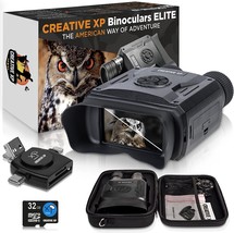 Elite Digital Military Binoculars For Hunting And Security, 128Gb, Black, - £267.74 GBP