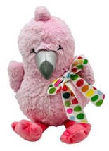 Animal Adventure Pink Flamingo Plush 9 inch Silver Beak 2019 Easter Egg Ribbon - £11.95 GBP