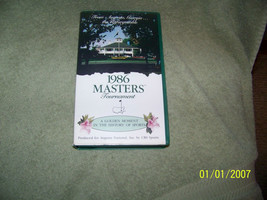 vintage 80&#39;s vhs tape  golf {1986 masters tournament} - £7.89 GBP