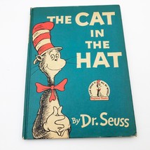 Dr Suess 1957 The Cat In The Hat 1st First Edition Book Club Vintage - $24.74