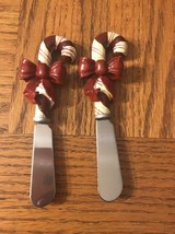 Polystone Candy Cane Butter Knives - $13.74