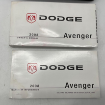 2008 Dodge Avenger Owners Manual Set with Case OEM B02B61008 - £18.07 GBP