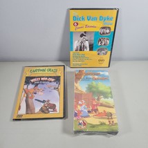 Vintage DVD and VHS Lot Bellflower Bunnies, Molly Moo, Dick Van Dyke Show - £7.02 GBP