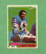 1981 Topps Harry Carson Giants - £0.77 GBP