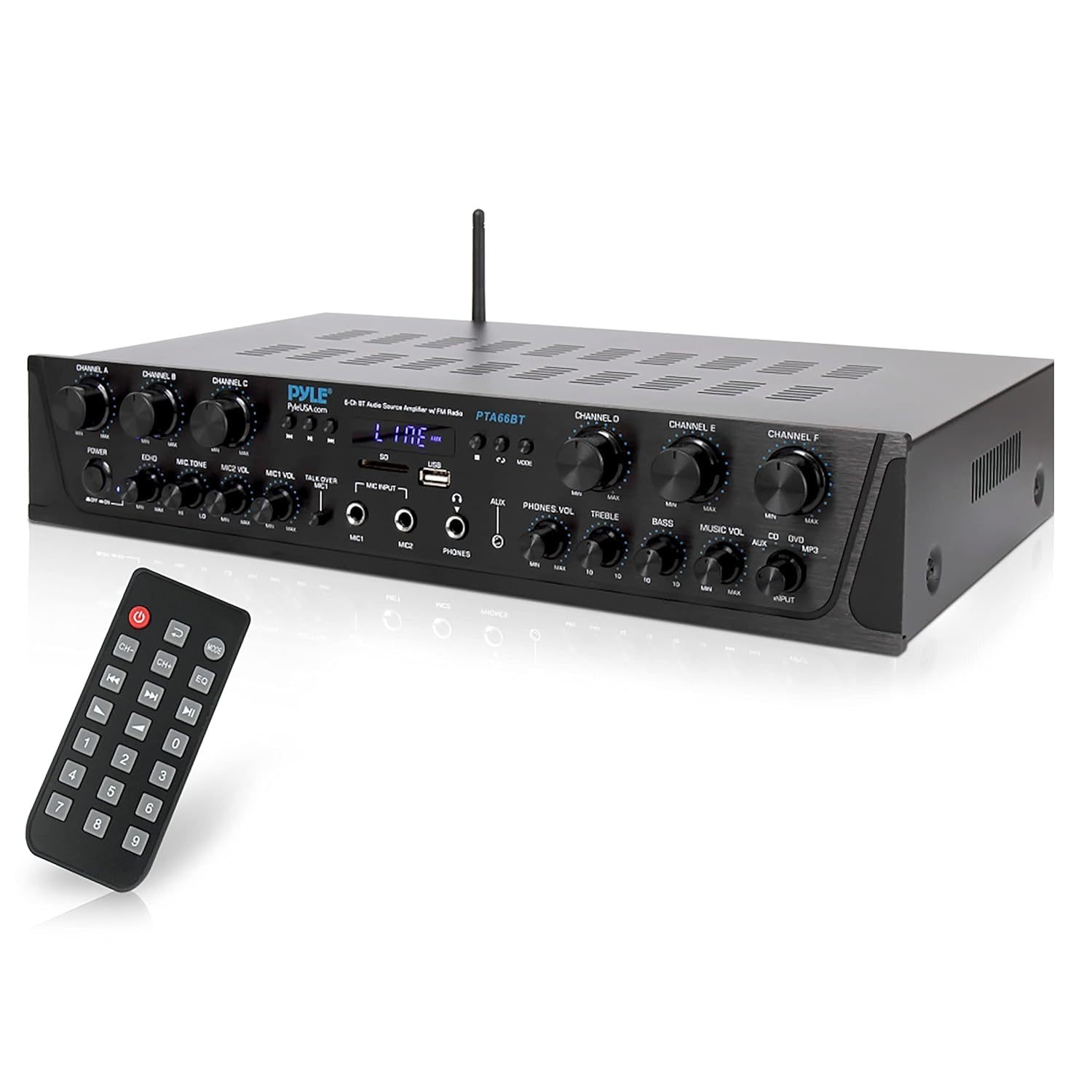 Wireless Home Audio Amplifier System - Bluetooth Compatible Sound Stereo Receive