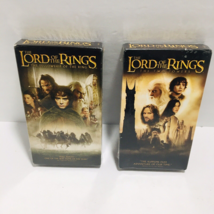 SEALED The Lord of the Rings Two Towers &amp; Fellowship of the Ring VHS 200... - $42.70