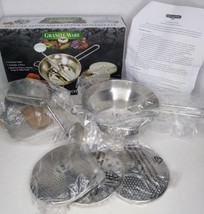 Stainless Steel Deluxe Food Mill By GraniteWare 0722 Purees Sauces Soups... - £18.19 GBP