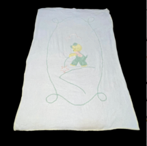 Chenille Blanket Bedspread For Baby Crib Toddler Bed Vintage Adorable 60... - $22.99
