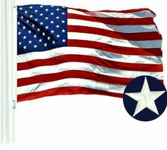 American Flag US USA | 3&#39;x5&#39; ft | EMBROIDERED Stars, Sewn Stripes (Heavy... - £23.59 GBP
