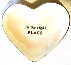 Heart in Right Place Trinket Dish Vintage Kate Spade New York Posy Court Lenox - £17.88 GBP