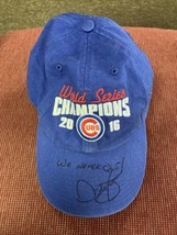 Dave Martinez - SIGNED 206 Cubs World Series Hat - Curated Memorabilia COA - £79.09 GBP