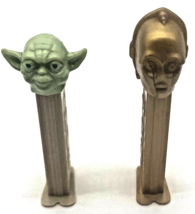 Pez Star Wars Lot (2) Vintage 1997 Yoda C3P0 Threepio - $7.59
