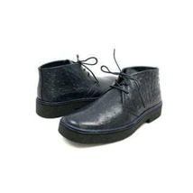 British Walkers Playboy Men&#39;s Navy Ostrich Leather Chukka Boots - £115.66 GBP