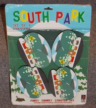 Vintage 1998 Comedy Central South Park Funky Chunky Coaster Set New In Package - £80.41 GBP
