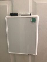 U Brands Contempo Magnetic Dry Erase Board, 8.5&quot;x11&quot;, White Modern Frame - $11.88