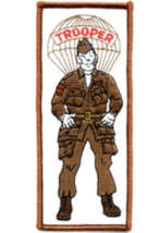 5&quot; Army Paratrooper Soldier Embroidered Patch - £23.97 GBP