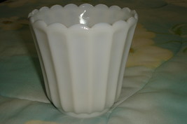 Milk White Vase - Depression - $8.00
