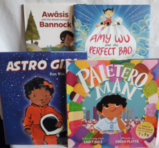 Lot of 4 NEW Multicultural Books, Perfect Bao/Paletero Man/Astro Girl/Aw... - £14.58 GBP