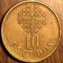 1988 Portugal 10 Escudos Coin - £1.04 GBP